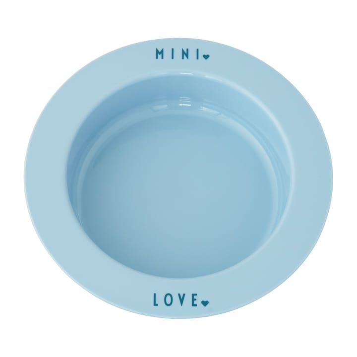 Assiette creuse favorite mini Design Letters - Light blue-love - Design Letters