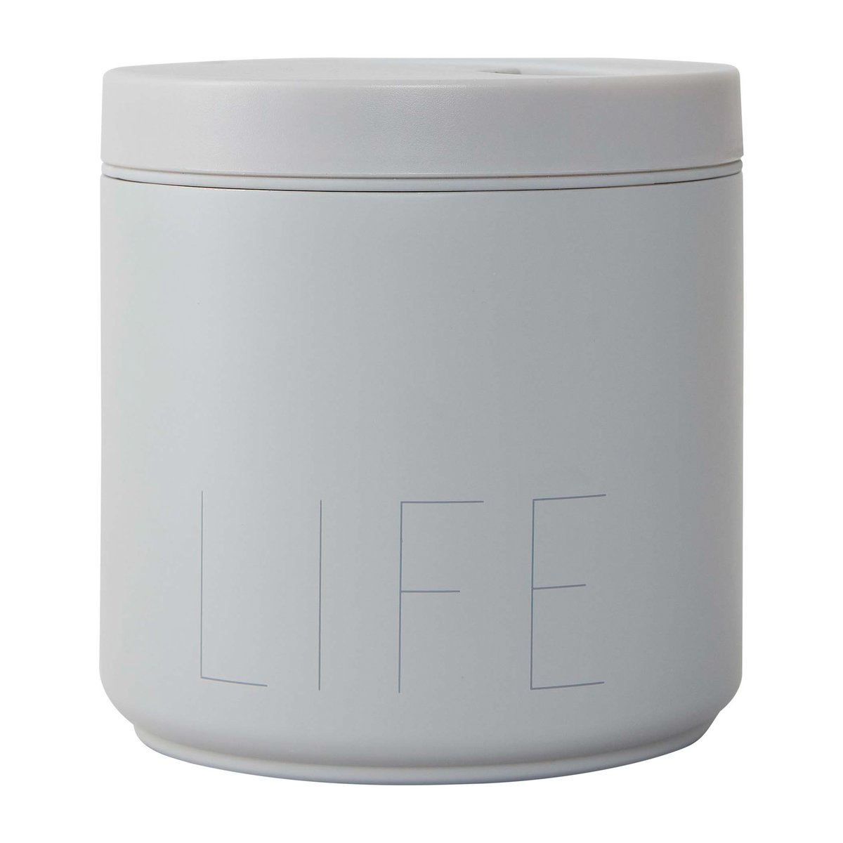 Design Letters Boîte thermos à déjeuner grand Life-Grey