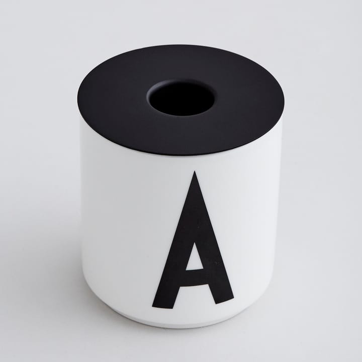 Bougeoir pour tasse Design Letters, Noir Design Letters