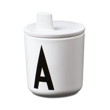 Couvercle pour tasse en mélamine Design Letters - blanc - Design Letters