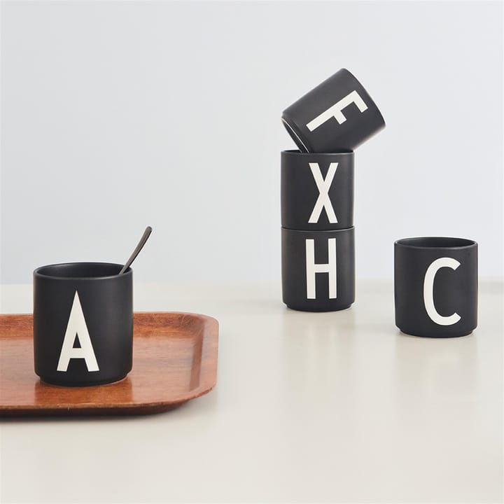 Mug Design Letters noir, Z Design Letters