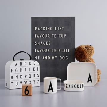 Set de vaisselle enfant Design Letters - H - Design Letters