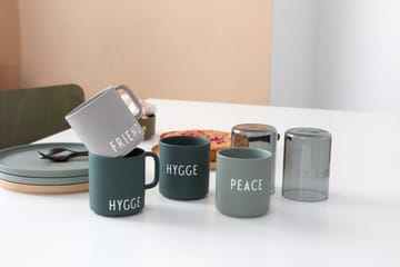 Tasse Design Letters avec poignée 25 cl - Hygge-dark green - Design Letters