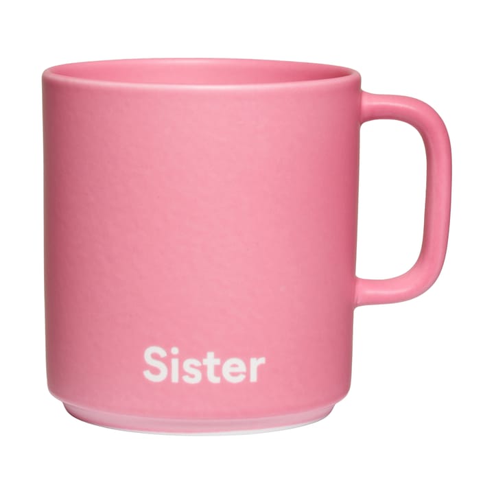 Tasse Design Letters VIP avec poignée 25 cl - Sister-pink - Design Letters