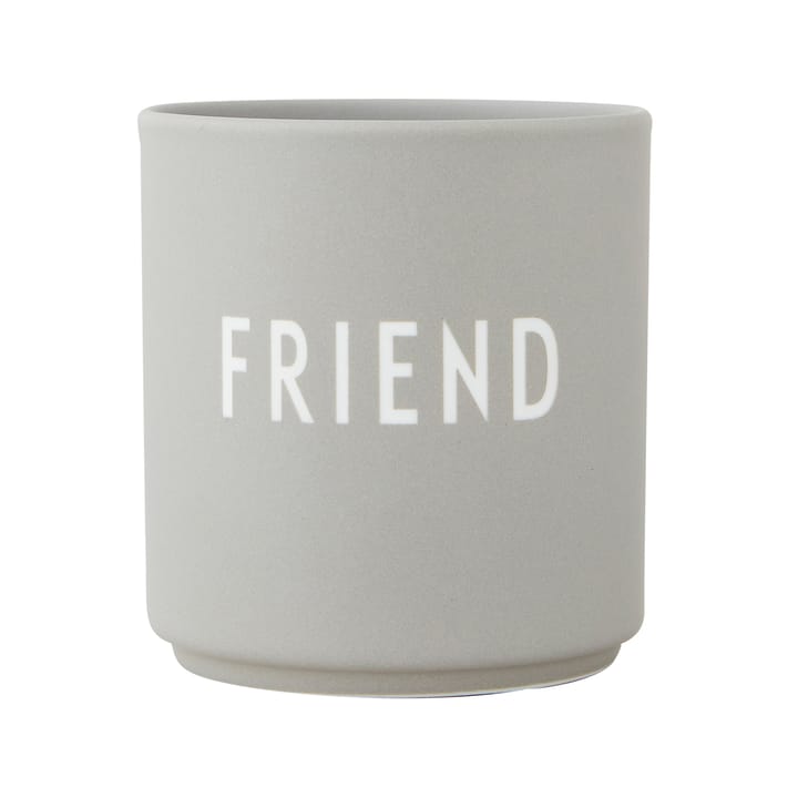 Tasse favorite Design Letters 25 cl - Friend-cool grey - Design Letters