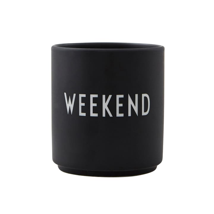 Tasse favorite Design Letters 25 cl - Weekend-black - Design Letters