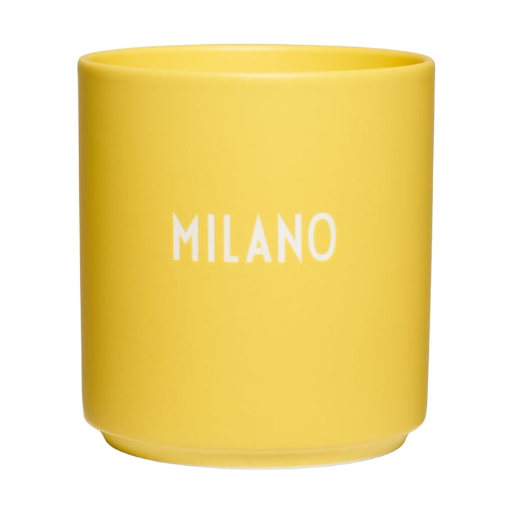 Tasse préférée Design Letters International 25 cl - Milano-yellow - Design Letters