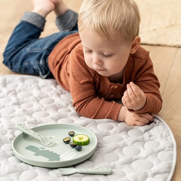 Assiette pour enfant Croco foodie Ø20 cm - Vert - Done by deer