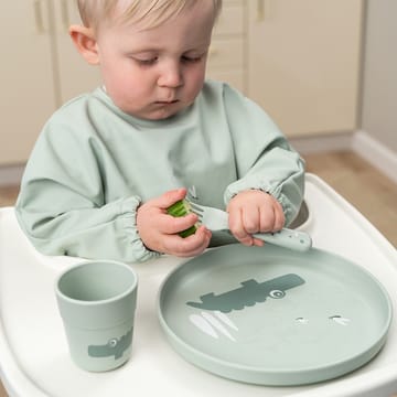 Assiette pour enfant Croco foodie Ø20 cm - Vert - Done by deer