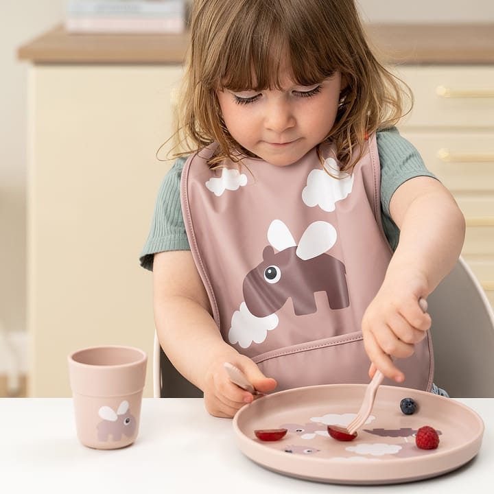 Assiette pour enfants Happy Clouds foodie Ø20 cm, Poudre Done by deer