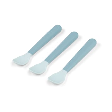 Cuillère Easy-grip foodie, lot de 3 - Bleu - Done by deer