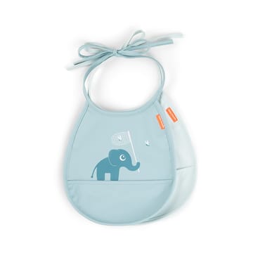 Ensemble de petits bavoirs Elphee Tiny, lot de 2 - Bleu - Done by deer