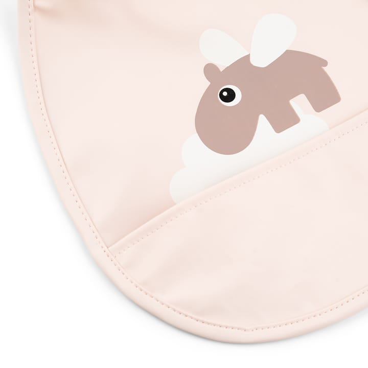 Ensemble de petits bavoirs Happy Clouds Tiny, lot de 2, Poudre Done by deer