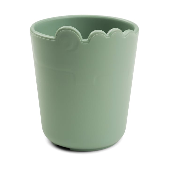 Mini-mug pour enfants Croco 10 cl, lot de 2, Vert Done by deer