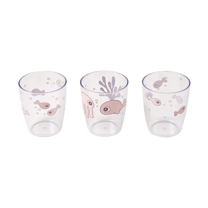 Mini-verres Sea Friends yummy, lot de 3, 12 cl - Poudre - Done by deer