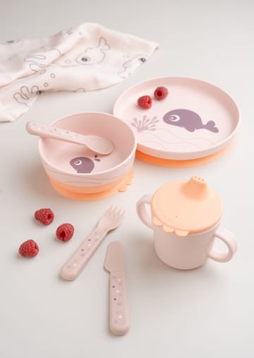 Set de couverts Happy Dots foodie 3 pièces - Poudre - Done by deer