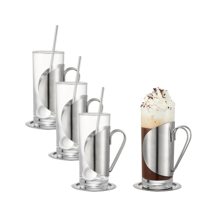 Darry irish coffee set - Verre-acier inoxydable - Dorre