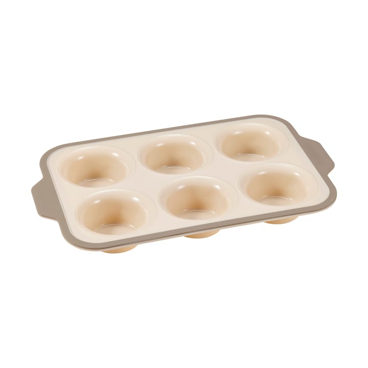 Moule à muffins Cookie, 6 pcs - Beige - Dorre