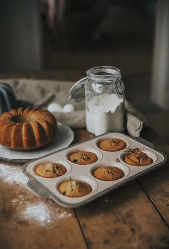 Moule à muffins Cookie, 6 pcs - Beige - Dorre