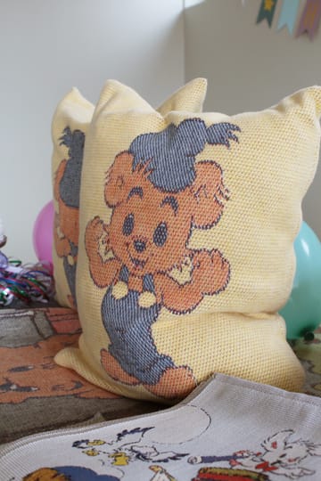 Housse de coussin Bamse 40x40 cm - Jaune - Ekelund Linneväveri