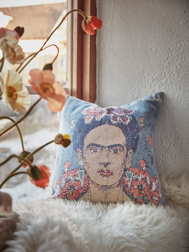 Taie Frida Kahlo 40x40 cm, Vida Ekelund Linneväveri