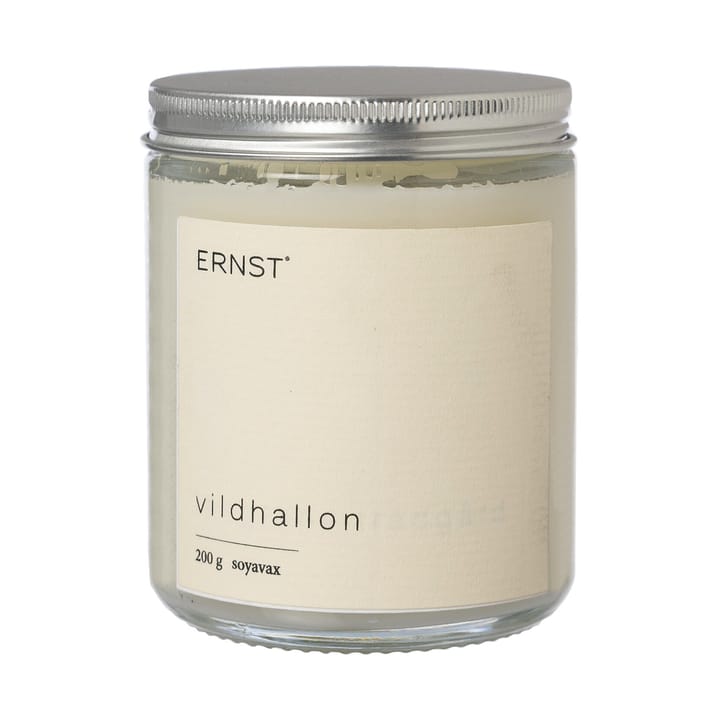 Bougie parfumée en verre à couvercle Ernst Ø7,2 cm - Framboise sauvage - ERNST