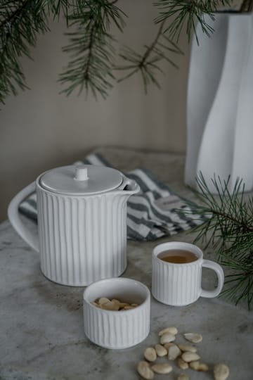 Carafe à glögg avec réchaud Ernst - Blanc naturel - ERNST