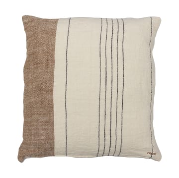 Housse de coussin Ernst en lin demi 50x50 cm - Multi-blanc - ERNST