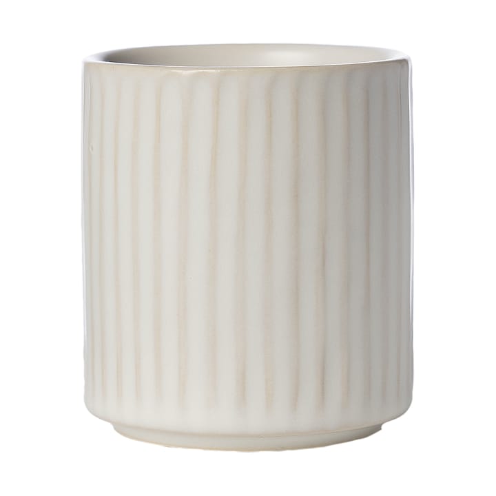 Mug sans anse Ernst striée 19 cl - Blanc naturel - ERNST