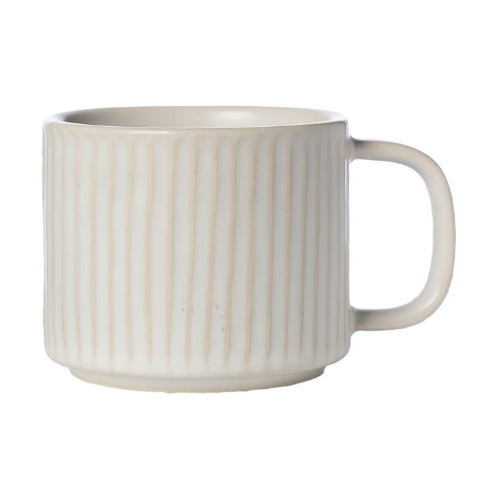 Tasse Ernst striée 26 cl - Blanc naturel - ERNST