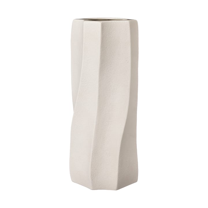 Vase en grès Ø13x31 cm, Blanc naturel ERNST