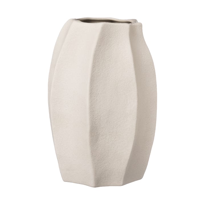 Vase en grès Ernst Ø15x23 cm, Blanc naturel ERNST