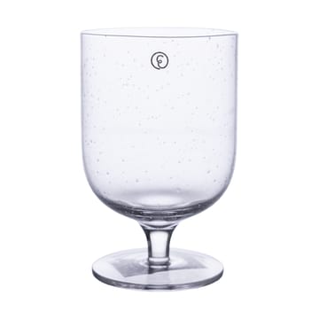 Verre à boire sur pied Ernst en verre bullé 30 cl lot de 2 - Clair - ERNST