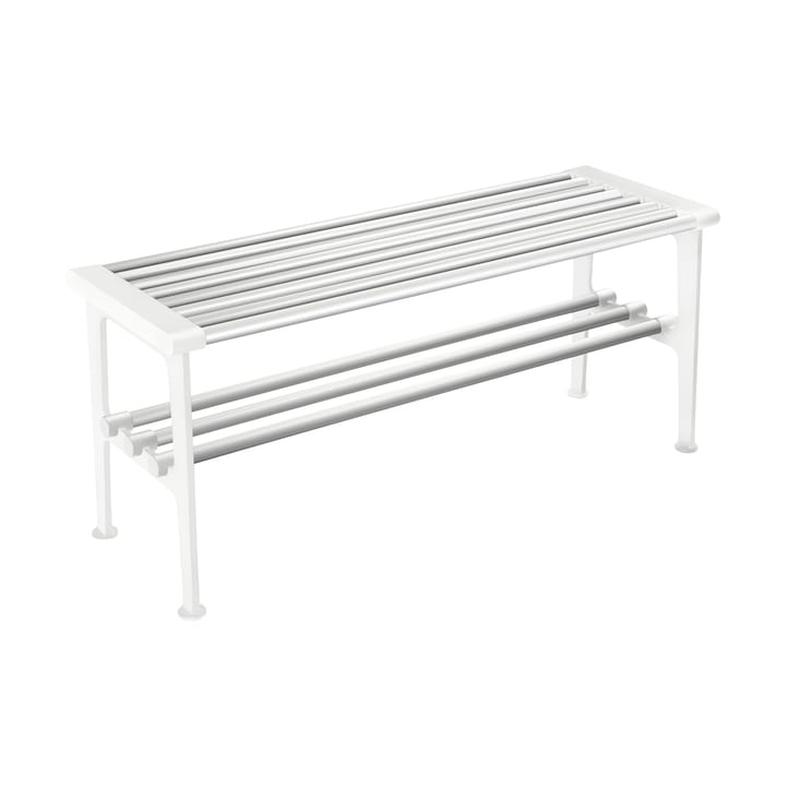 Banc Nostalgi 100 cm, Aluminium-blanc Essem Design