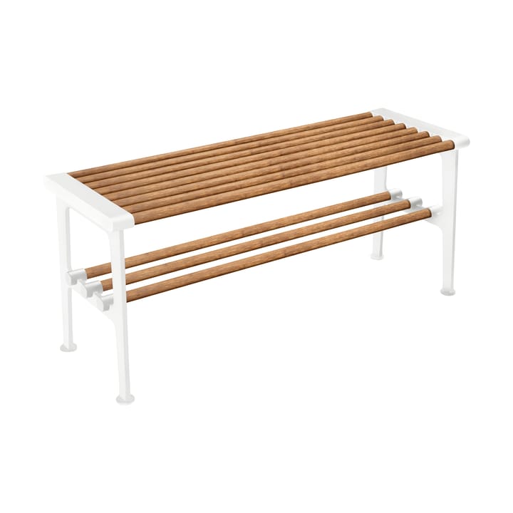 Banc Nostalgi 100 cm, Bambou-blanc Essem Design