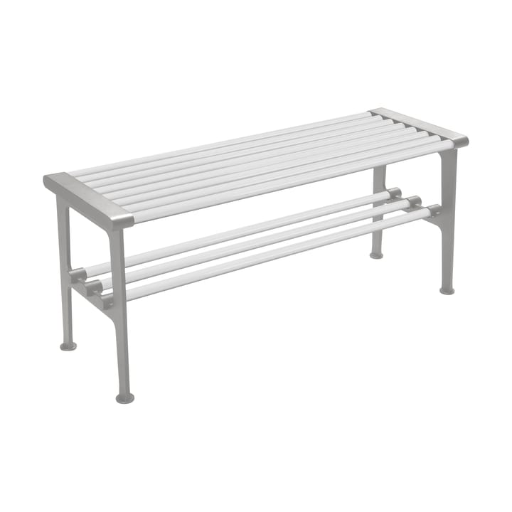 Banc Nostalgi 100 cm, Blanc-aluminium Essem Design