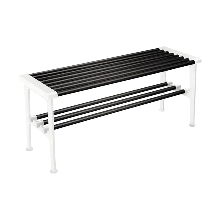 Banc Nostalgi 100 cm - Chêne teinté en noir-blanc - Essem Design