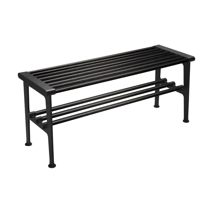 Banc Nostalgi 100 cm, Chêne teinté en noir-noir Essem Design