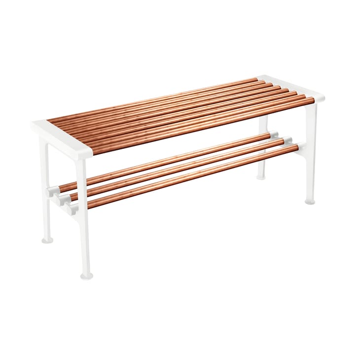 Banc Nostalgi 100 cm - Cuivre-blanc - Essem Design