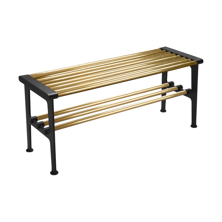 Banc Nostalgi 100 cm, Laiton-noir Essem Design