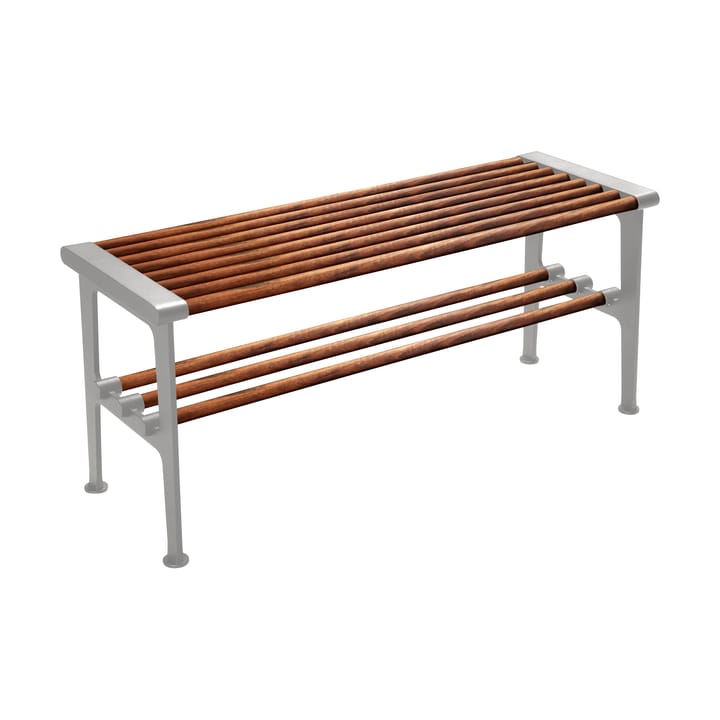 Banc Nostalgi 100 cm - Noyer-aluminium - Essem Design