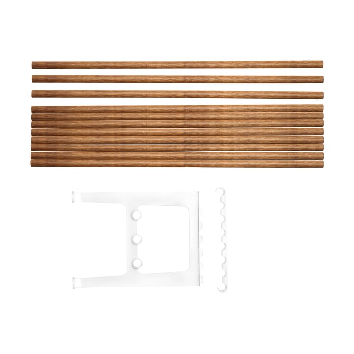 Extension de banc Nostalgi 100 cm - Bambou-blanc - Essem Design