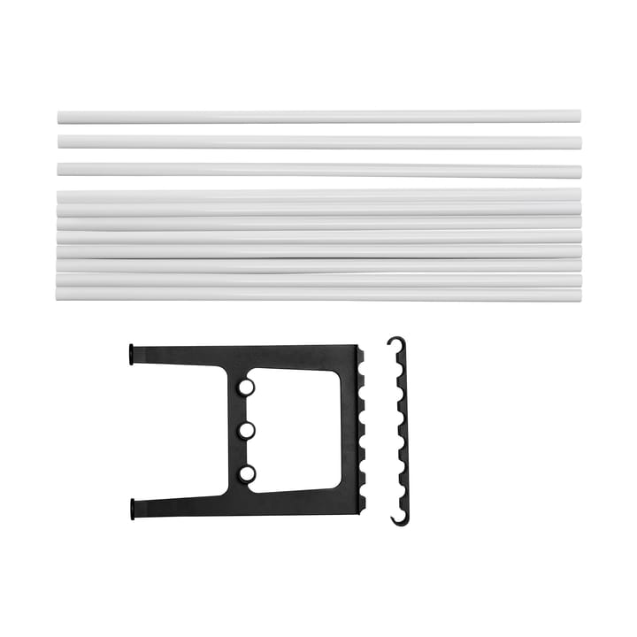 Extension de banc Nostalgi 100 cm, Blanc-noir Essem Design