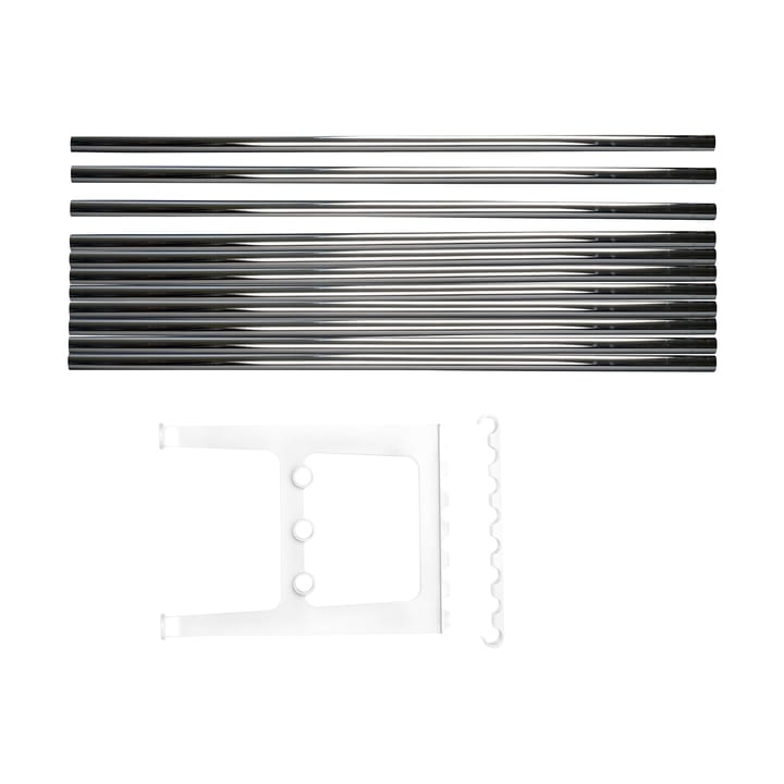 Extension de banc Nostalgi 100 cm - Chrome-blanc - Essem Design