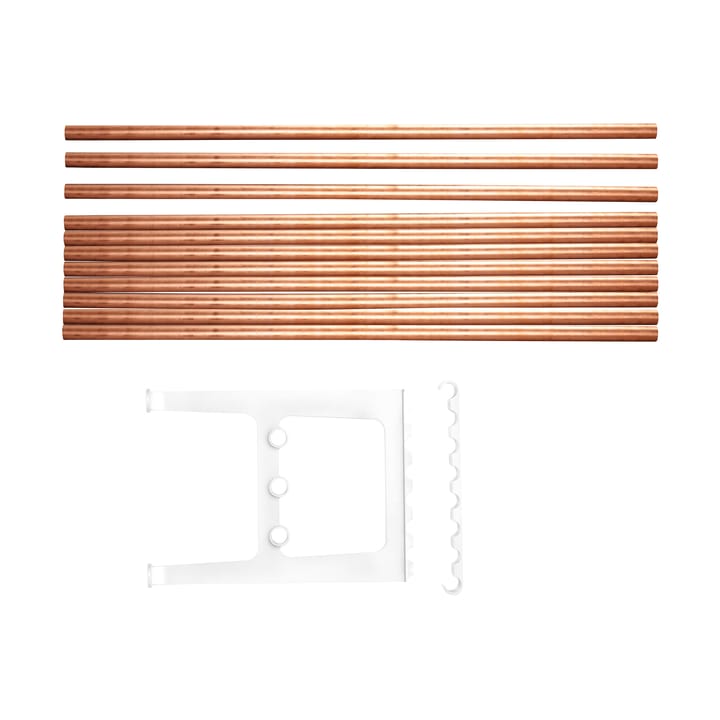 Extension de banc Nostalgi 100 cm - Cuivre-blanc - Essem Design