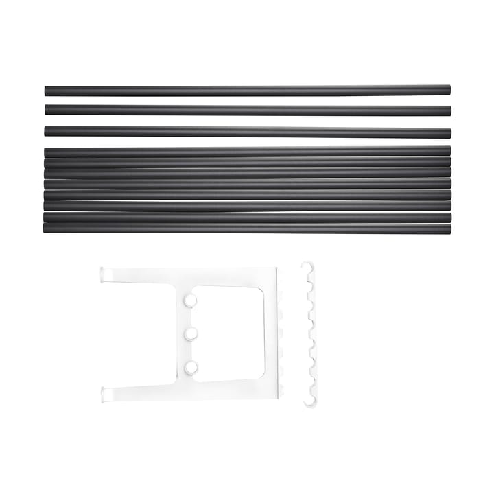 Extension de banc Nostalgi 100 cm, Noir-blanc Essem Design