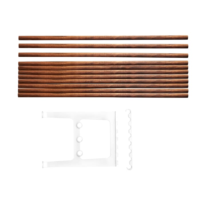 Extension de banc Nostalgi 100 cm - Noyer-blanc - Essem Design