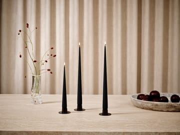 Bougie ester & erik 42 cm Lot de 4 mat - Velvet matt black 95 - ester & erik