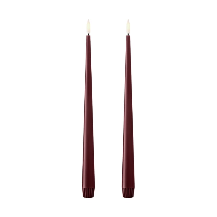 Bougies LED ester & erik 30 cm lot de 2 - 44/2 Deep Wine - Ester & erik