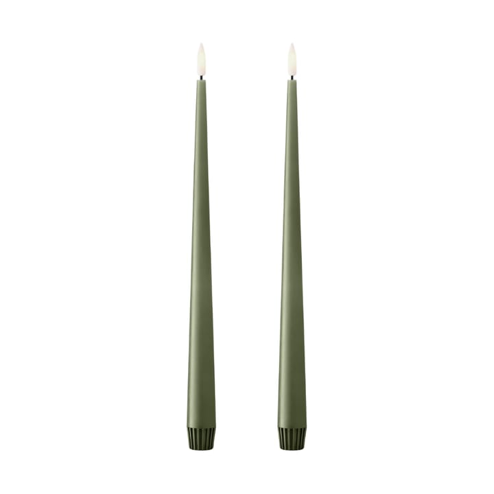 Bougies LED ester & erik 30 cm lot de 2 - 70 Sol Vert - Ester & erik